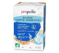 Propolia Bio Infusion Confort Respiratorio Sabor Fresco y Mentolado 20 sobres