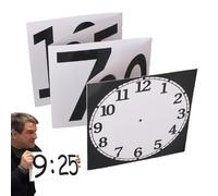 Proporro de Reloj de Mago - Relojes creativos Magos TIDO DE PREDICCIÓN DE Tiempo | Magos para Principiantes Accesorios para Fiesta, reunión, Festivales, Calle, Escenario