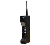 Proporro de teléfono de los 90, 13x3x2 Teléfono Falso Retro Realista, ladrillo portátil liviano Antiguo para Accesorio de películas, Decoraciones de Fiesta, decoración del Escenario del hogar.