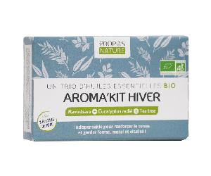 Propos' Nature Aroma-Fitoterapia Aroma'Kit Trío de Aceites Esenciales Orgánicos para Invierno