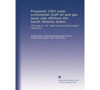 Proposed 1983 outer continental shelf oil and gas lease sale offshore the South-Atlantic States: OCS sale no. 78 : draft environmental impact statement