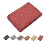 Proposition/Propostion Memory Cotton Car Armrest Box, Auto Leather Waterproof Center Middle Console Cover Pad, Previousin Car Armrest Cover, Memory Foam Protector for Cars Center Console (1 Pcs*Red)