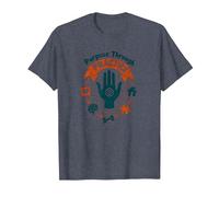 Propósito a través de la práctica de la Terapia Ocupacional Motivacional Camiseta, Hombre, Azul Jaspeado, M