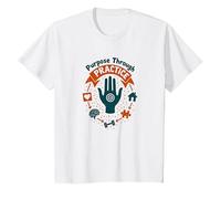 Propósito a través de la práctica de la Terapia Ocupacional Motivacional Camiseta, Niños, Blanco, 2 años