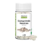 Propos'Nature - Comprimidos orgánicos neutros - Apoyo a la aromaterapia - 60 comprimidos