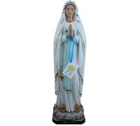 Proposte Religiose Estatua de la Virgen de Lourdes de resina pintada a mano - 60 cm Made in Italy