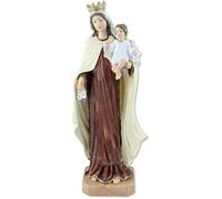 Proposte Religiose Estatua de Nuestra Señora del Carmen o Virgen del Carmine en Resina - 40 cm
