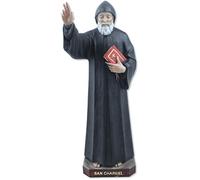 Proposte Religiose Estatua San Charbel Maklouf - 30 cm - Pintada a mano