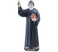 Proposte Religiose Estatua San Charbel Maklouf - 40 cm - Pintada a mano