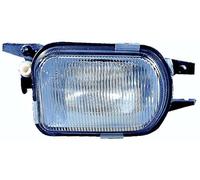 PROPOSTEONLINE Faro antiniebla fabricado para Mercedes Clase C W203 de 2000 a 2002, lado del pasajero H3, con cristal rayado A2158200656