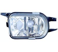 PROPOSTEONLINE Faro antiniebla fabricado para Mercedes Clase C W203 de 2003 a 2004 lado conductor H3 con cristal liso A2038201156