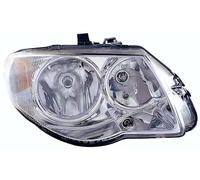 PROPOSTEONLINE Faro fabricado para Chrysler VOYAGER 2004 lado pasajero H7-H1 halógeno preparado para regulación eléctrica 4857830AB