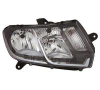 PROPOSTEONLINE Faro fabricado para Dacia Logan 2013 lado derecho H7-H1-PY24W-W21-5W alog. Preparado para regulación eléctrica 260106223R