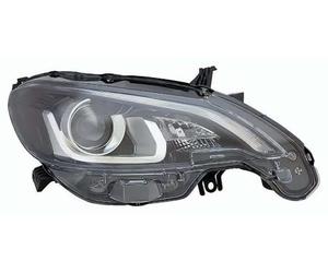 PROPOSTEONLINE Faro fabricado para Ligier JS 50 2017> Derecho HIR2 de LED preparado para regulación eléctrica Parabólica negra B000863280