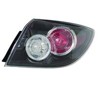PROPOSTEONLINE Faro fabricado para Mazda 3 5 puertas de 2006 a 2009, trasero derecho, cuerpo negro, BR5S51150C