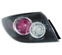 PROPOSTEONLINE Faro fabricado para Mazda 3 5 puertas de 2006 a 2009 trasero izquierdo este cuerpo negro BR5S51160C