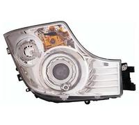 PROPOSTEONLINE Faro fabricado para Mercedes ACTROS de 2011 a 2018, lado del pasajero, Xenon H7-H1, con ajuste manual, A9608200739