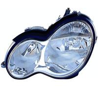 PROPOSTEONLINE Faro fabricado para Mercedes Clase C W203 izquierdo H7 halógeno pred. reg. eléctrico con indicador de dirección A2038203161