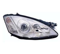 PROPOSTEONLINE Faro fabricado para Mercedes Clase S W221 lado pasajero H7-H9 halógeno preparado para regulación eléctrica A2218202061