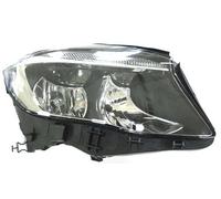 PROPOSTEONLINE Faro fabricado para Mercedes GLA X156 2013 lado pasajero H7-H15 halógeno con motor eléctrico parabólica negra A1569061200