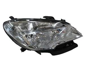 PROPOSTEONLINE Faro fabricado para Opel Mokka 2012 lado del pasajero H7-HB3-WY21W-W21/5 alog. con motor eléctrico parabólica cromada 95095497
