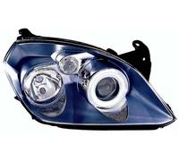 PROPOSTEONLINE Faro fabricado para Opel TIGRA ENJOY 2004> Derecho H1 halógeno preparado para regulación eléctrica Parabólica negra 93164836