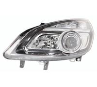 PROPOSTEONLINE Faro fabricado para Renault Scenic 2006 izquierdo, xenón D1S, preparado para regulación eléctrica, parabólica negra 7701065922