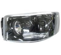 PROPOSTEONLINE Faro fabricado para Renault Truck D Wide '13 Izquierdo H7-H15 halógeno pred. para regl.eléctrico Parabólica negra 7421554749