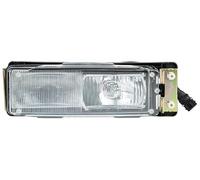 PROPOSTEONLINE Faros antiniebla fabricados para DAF CF 65/75/85 - LF 45/55 - XF 95/105 2001 lado conductor H3-H1 24 V con pantalla 1328860