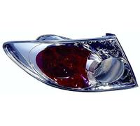 PROPOSTEONLINE Grupo óptico fabricado para Mazda 6 Berlina de 2002 a 2005 trasero derecho este. con Cristal Crystal GJ6A51170E
