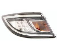 PROPOSTEONLINE Grupo óptico fabricado para Mazda 6 de 2008 a 2013 trasero izquierdo LED fondo gris oscuro GDK251160B