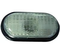 PROPOSTEONLINE Grupo óptico fabricado para Renault CLIO de 1990 a 1996 lateral SX/DX ahumado con marco exterior negro 93161823