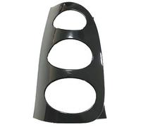 PROPOSTEONLINE Marco de luz fabricado para Smart Fortwo de 2002 a 2006, parte trasera derecha, cuerpo negro brillante