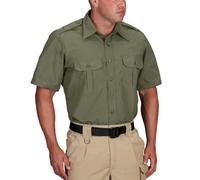 Propper - Camisa de Vestir táctica para Hombre, Manga Corta, Tejido SS, Hombre, Tejido SS, F530138, Verde Oliva, XXL