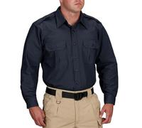 Propper Camisa de Vestir táctica para Hombre, Manga Larga, Tejido LS, Hombre, Tejido LS, F530238, Azul Marino, M