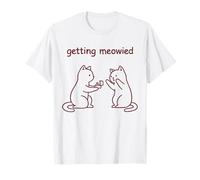 Propuesta de Compromiso de Boda de un Gato Meowied Camiseta