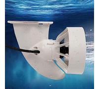 Propulsor de Aleta, Aleta motorizada eléctrica de Tabla de Surf, hélice eléctrica, con hélice, batería y Control Remoto, para Kayak, Barco de Pesca, Tabla de Remo, Paquete de propulsión submarina (24