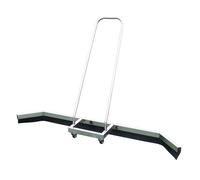 propulsores de agua, Escoba de agua Rain Shuttle acero inoxidable, con pala espuma EVA y ruedas giratorias 360°, color plateado