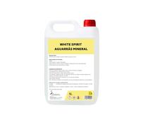 Proquimar Aguarrás Mineral White Spirit 5 Litros | Diluyente para Pinturas al Óleo, Esmaltes y Barnices Sintéticos | Limpieza de Brochas, Rodillos y Herramientas