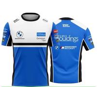 PRORACER Camiseta Hombres Replica Equipo BMẂ BSB (FR/ES, Letras, XL, Regular, Regular, Azul)