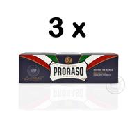 Proraso Afeitado Crema Tubo Azul / Protector Aloe Y Vitamina E 150ml 3XPACK Tres