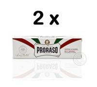 Proraso Afeitado Crema Tubo Blanco / Sensible Oatmeal&greentea 150ml 2XPACK