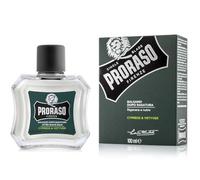 Proraso Bálsamo barba, Cypress & Vetyver, 100 ml, bálsamo barba hombre aftershave suavizante y antipicor, cuidado facial hombre con aroma a ciprés y vetiver