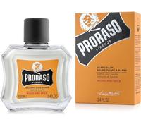 Proraso Bálsamo barba, Wood and Spice, 100 ml, bálsamo barba hombre suavizante anti irritaciones, bálsamo para cuidado facial hombre de acción profunda