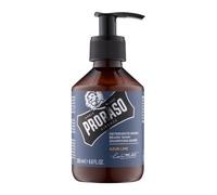 Proraso Champú barba Azur Lime, 200 ml, champú hidratante profesional para el cuidado barba hombre que elimina eficazmente impurezas y olores