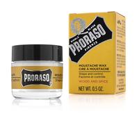 Proraso cera bigote, wood and spice, 15 ml, cera barba y bigote con ma