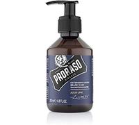 Proraso Champú barba Azur Lime, 200 ml, champú hidratante profesional para el cuidado barba hombre que elimina eficazmente impurezas y olores