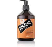 Proraso Champú barba Wood & Spice, 500 ml, champú hidratante profesional para el cuidado barba hombre que elimina las impurezas con aroma refrescante