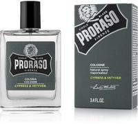 Proraso Colonia con Aroma Ciprés y Vetiver, 100 ml, 315 g | Woody and Clean Notes, fragancia para hombre, fabricada en Italia