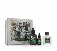Proraso Kit de cuidado barba hombre Refrescante (Pack trío), lujoso set de regalo para hombre con champú, aceite y bálsamo para la barba, Made in Italy